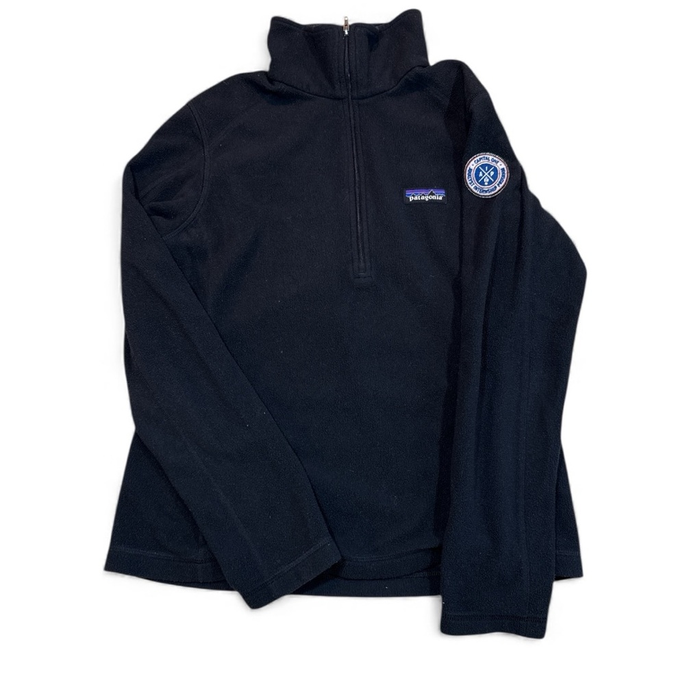 Patagonia women’s Micro D Thin fleece 1/4 zip fleece jacket  Black Size Small